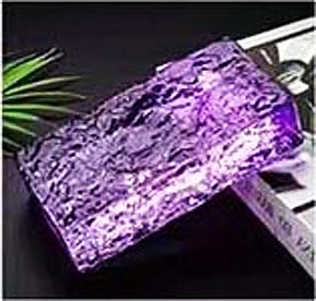 decorações de cristal da geleira do tijolo A006 do teste padrão do gelo