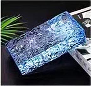 decorações de cristal da geleira do tijolo A010 do teste padrão do gelo